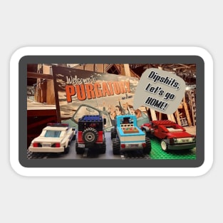 Lego Earp Vehicles - Purgatory Home Sticker